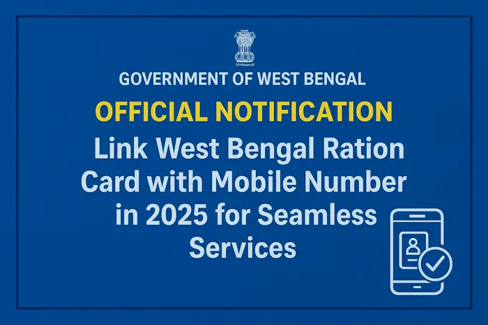 keyword = Link West Bengal Ration Card with Mobile Number